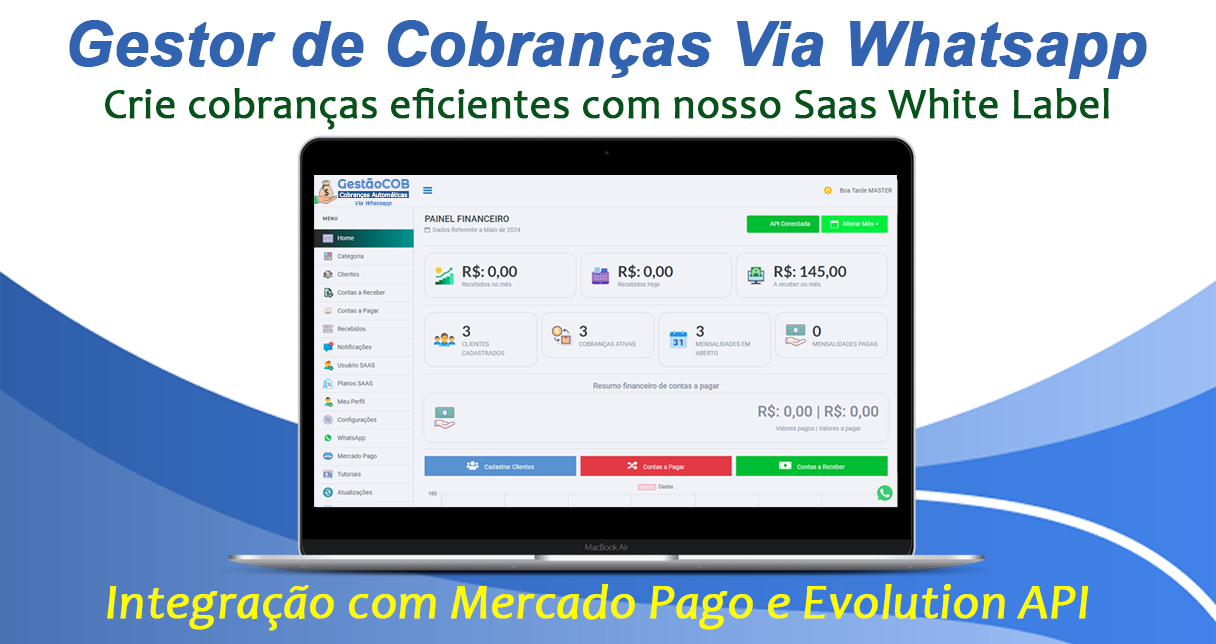 Gestor de Cobranças via Whatsapp
